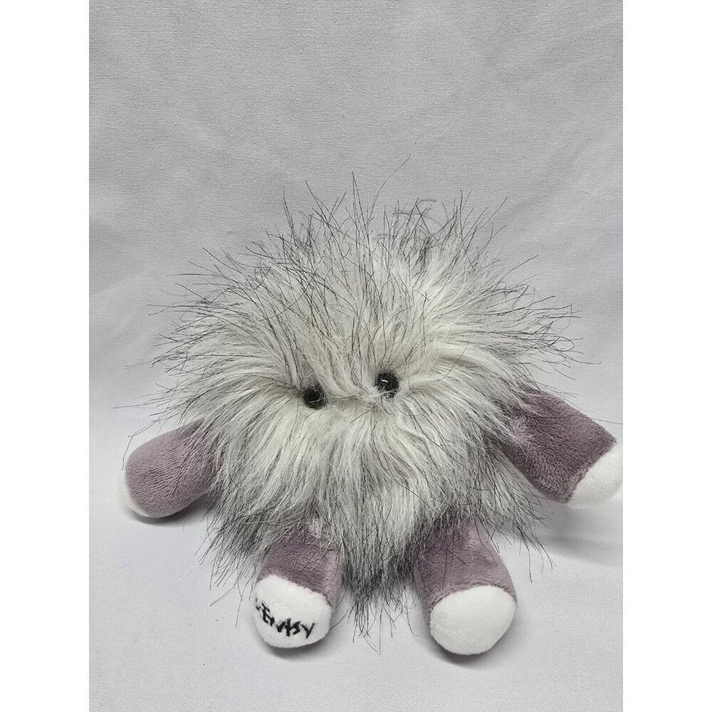 Scentsy Buddy Clip Keychain Plush Furry Grey Monster Stuffed Animal- Retired